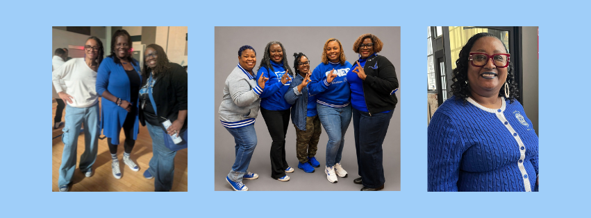 Picture of members of Zeta Phi Beta Sorority Inc Xi Zeta Chapter