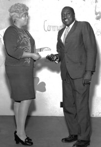 Soror Ozell Epperson presents a donation to H.E.L.P. , Inc. - 1970s